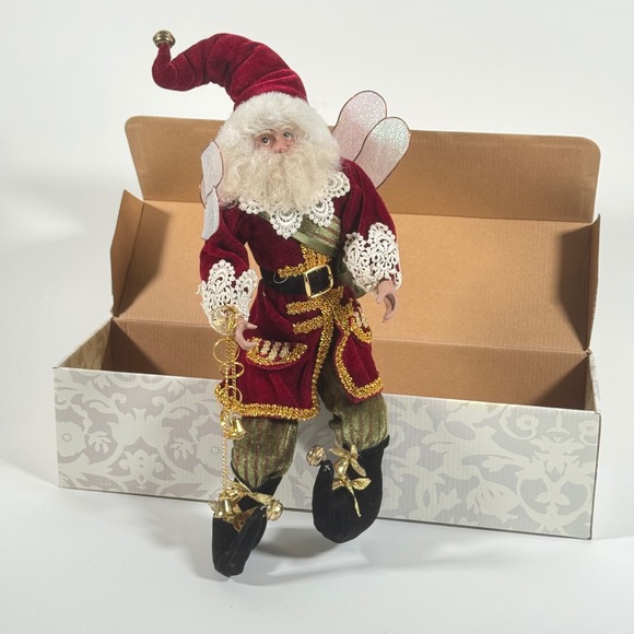 Mark Roberts 5 Golden Rings Fairy Doll 17" Limited Edition Figurine with Box - Picture 1 of 11
